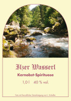 Ilzer Wasserl (40 % vol.) 1 l im Glaskrug