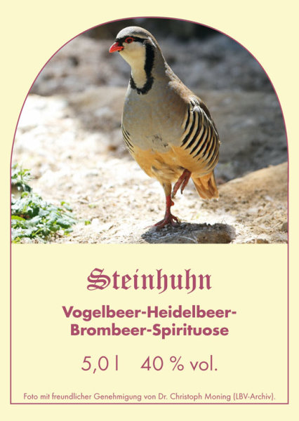 Steinhuhn (40 % vol.) 5 l im Kanister
