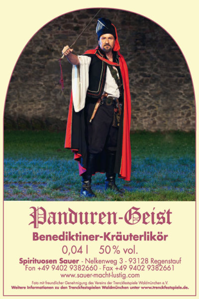 Panduren-Geist (50 % vol.) 0,04 l im Glaskrug